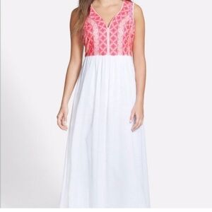 {Vineyard Vines}Embroidered Bodice Maxi
